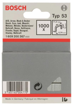 Bosch Feindrahtklammer Typ 53 1609200367 