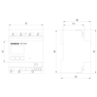 Siemens SENTRON, Messgerät, 7KT  7KT1666 