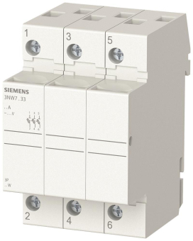 Siemens 3NW7033 Einbausicherungssockel 