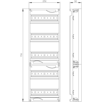 Siemens 8GK4051-5KK11 ALPHA160/400DIN, 