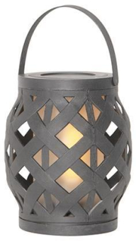 S&H LED-Laterne 14x16cm schwarz m. 88204 