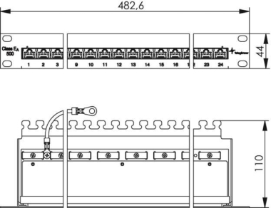 TG 19 Patch Panel            J02023A0052 