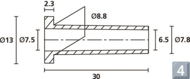 Hellermann HV2210-PVC-FR-BK(1000) 