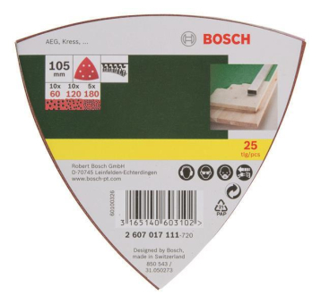Bosch Schleifblatt-Set        2607017111 