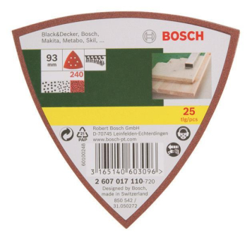 Bosch Schleifblatt-Set        2607017110 