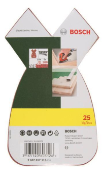 Bosch Schleifblatt-Set f.Bu.D 2607017113 