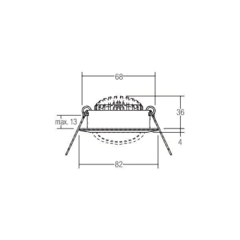 Brumberg LED-Einbaustrahler     41463173 