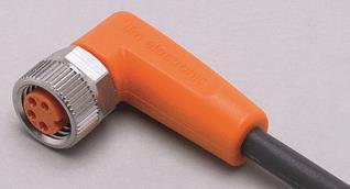 IFM Kabeldose abgewinkelt M8 4p   EVC155 
