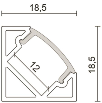 Nobile Alu Eck-Profil 2       5011146812 