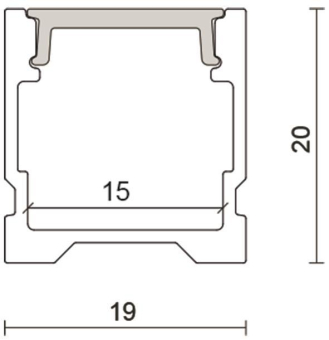 Nobile Alu U-Profil 4         5011148804 