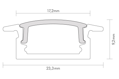 Nobile Alu T-Profil 2         5011146814 