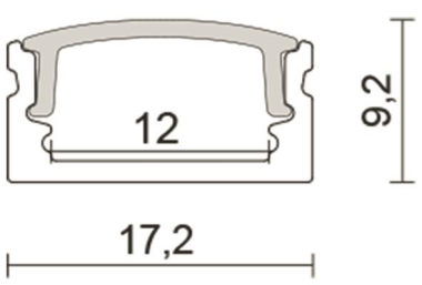 Nobile Alu U-Profil 2         5011146810 