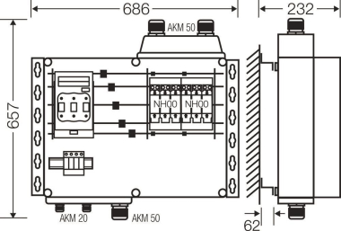 Hensel anschlussfertiger    Mi AS 4142 S 