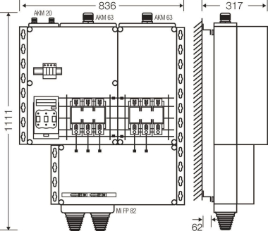 Hensel anschlussfertiger    Mi AS 6242 S 