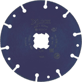 Bosch X-Lock Diamant-Trennscheibe 125mm 