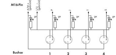 WAGO 757-343 M8-Sensor-/ 