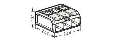 WAGO 221-683 COMPACT-Verbindungsklemme, 