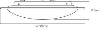 Ledvance ORBIS SPARKLE 560MM 32W CCT 