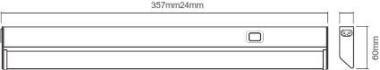 Ledvance LINEAR LED TURN 357 6 W 3000 K 