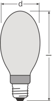 OSR HQI-E 250W/D PRO 