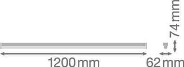 LEDV LN UO 1200 33W 3000K EM 