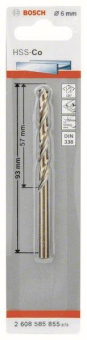 Bosch 1Metallbohrer HSS-Co    2608585855 