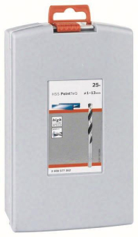 Bosch HSS-Spiralbohrer PointTeQ Kassette 