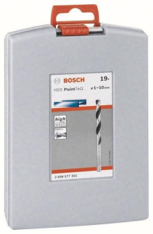 Bosch HSS-Spiralbohrer PointTeQ Kassette 