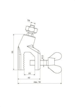 DEHN Erdungsklemme Typ B      EK FL20 FS 