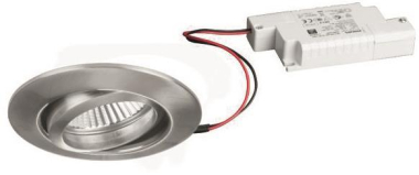 BRUM LED-Einbaustrahler d2w Nickel  BB13 