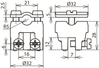 DEHN Falzklemme RG 1-6mm          365007 