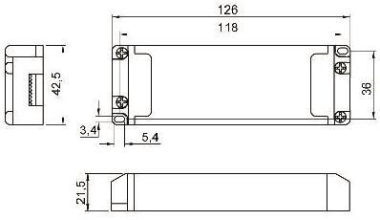 BRUM Komplett-Set Strip 24V 24W 15291003 