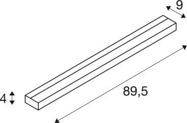 SLV SEDO LED 21 Wandleuchte eckig 151796 