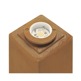 SLV RUSTY 70 LED SQUARE           233437 