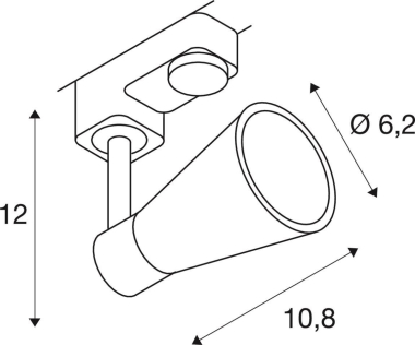 SLV MINI Q-TECH inkl. 3P.-Adapter 152641 