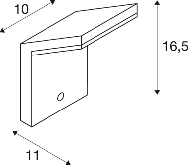 SLV LED Wandleuchte ORDI IP44     232915 