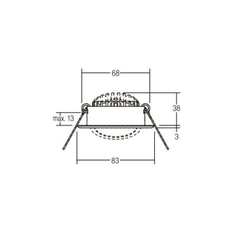 Brumberg LED-Einbaustrahler 230 38469073 