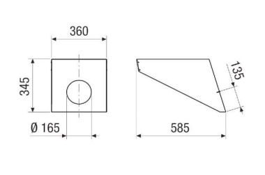 Maico Dachhaube für       PP 45 DH 36-45 