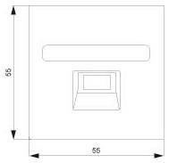 Siemens 5TG2546 DELTA i-system Abdeckpl. 