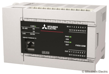 Mitsubishi CPU DC24V        FX5U-32MR/DS 