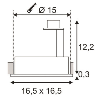 SLV NEW TRIA I ES111 Downlight    113541 