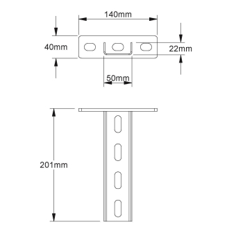 NIED Verzinkt Hängestiel           200MM 