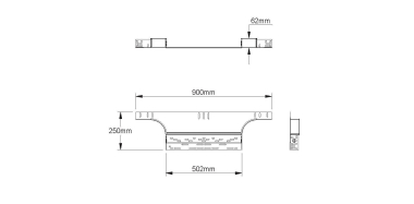 Niedax Anbau T-Stk f.KR    RTAC 60.500 S 
