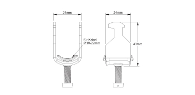 Niedax BA22AL Hammerfuß-        BA 22 AL 