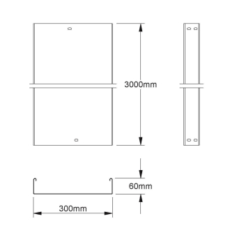 Niedax RSU60.300 Kabelrinne   RSU 60.300 