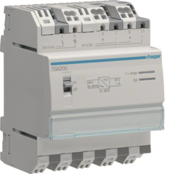 Hager Spannungsversorgung 24VDC   TGA200 