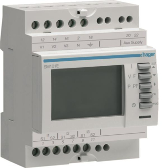 Hager Multimessgerät 3ph über     SM101E 