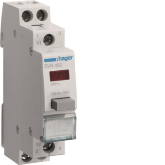 Hager Taster 16A 1Schließer+      SVN452 