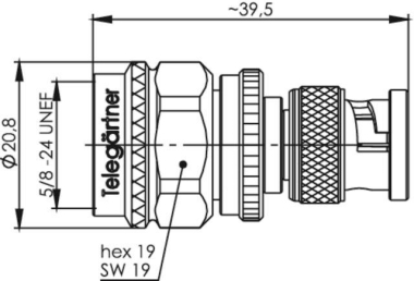 TG Adapter BNC-N (m-m)       J01008A0090 