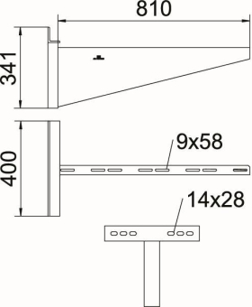 OBO AWSS 81 FT Wandausleger schwere 